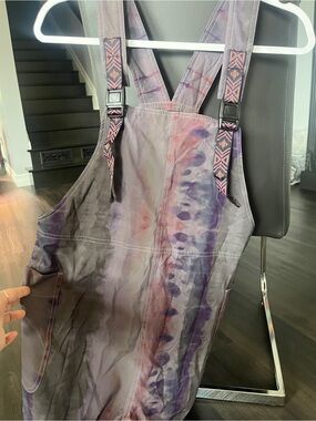 Kavu Purple Tie-Dye Jumpsuit